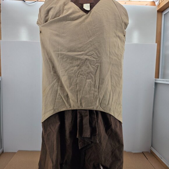 Outback Trading Co Bush Trader Duster Coat Mens Brown Waxed Oilskin Western Sz S - Picture 13 of 16